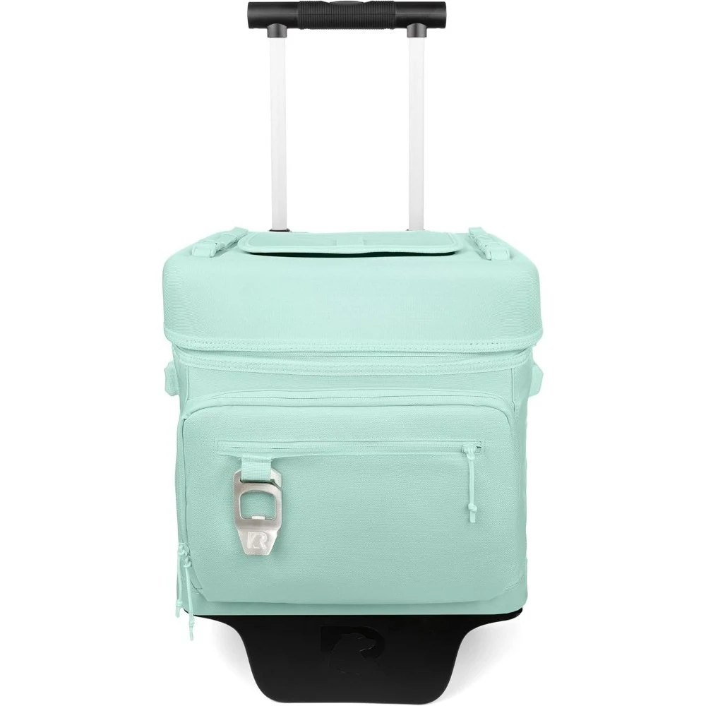 

Everyday Wheeled Cooler, Soft Sided Insulated Portable Rolling Collapsible Cooler Bag with Wheels and Handle for Out