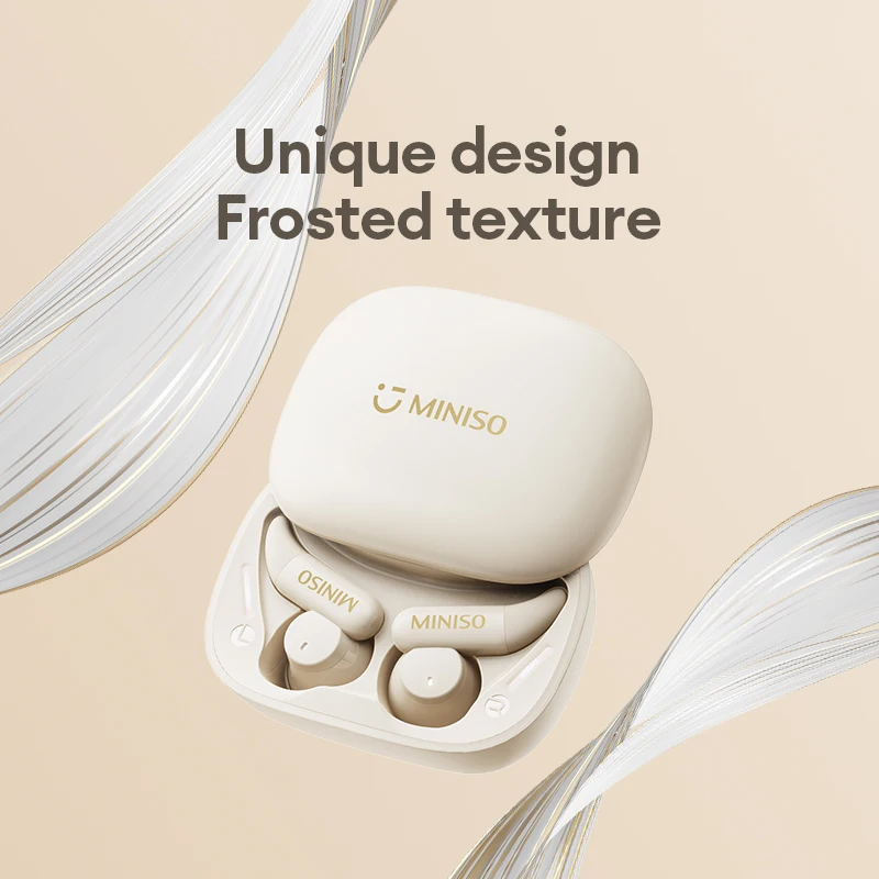 MINISO MCT01 Ture Wireless Earbuds Bluetooth Earphone Game Low-Latency Noise-Reduction HiFi Stereo with Mic 2023 New