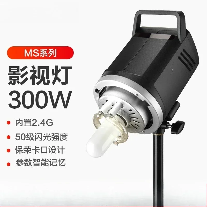 MS200 300W studio flash, photography light, studio fill light