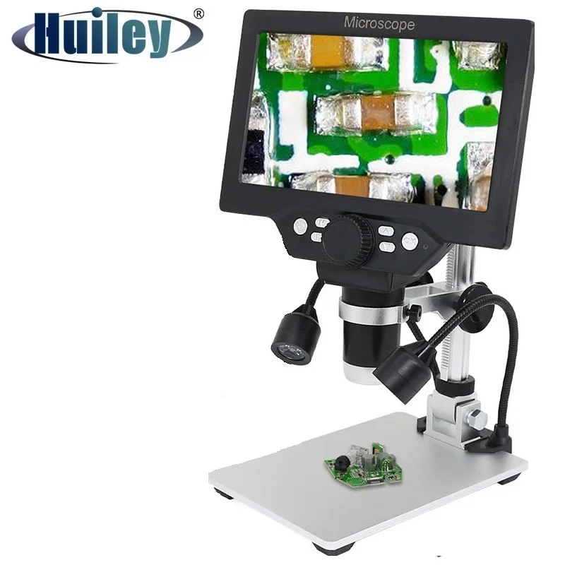 Digital Microscope 1200X USB Electronic Video Soldering Microscope Camera PCB Phone Repair Magnifier Built-in Battery