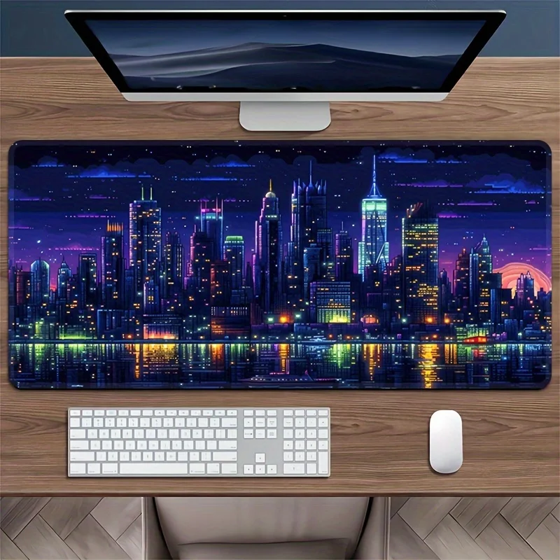 Wide Gaming Mouse Pad precision cloth glide stable rubber backing for work study computer desk setup comfortable desk accessory