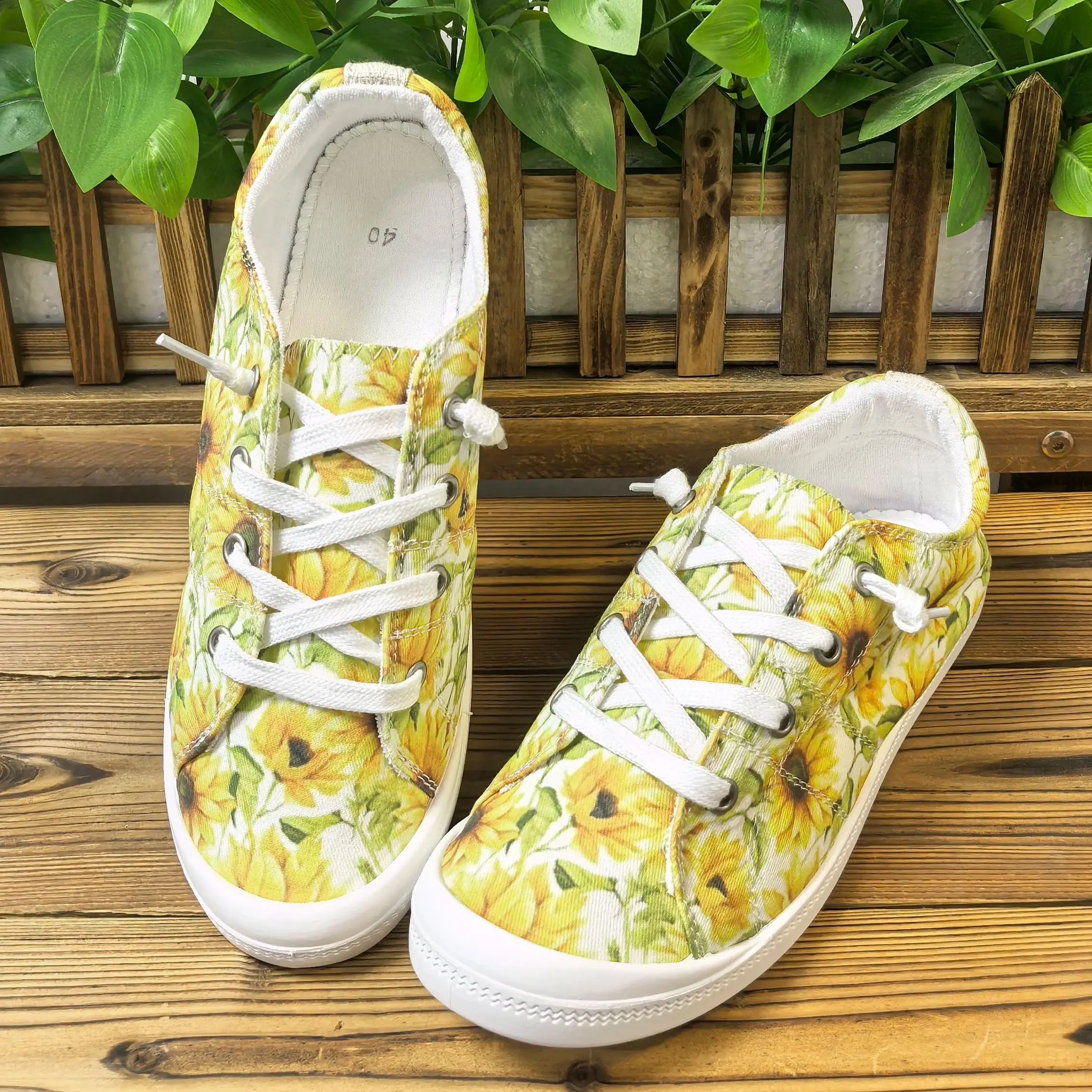 Women'S Yellow Fashion Sneakers - Damen-Freizeitschuhe für Frühling und Herbst, neue