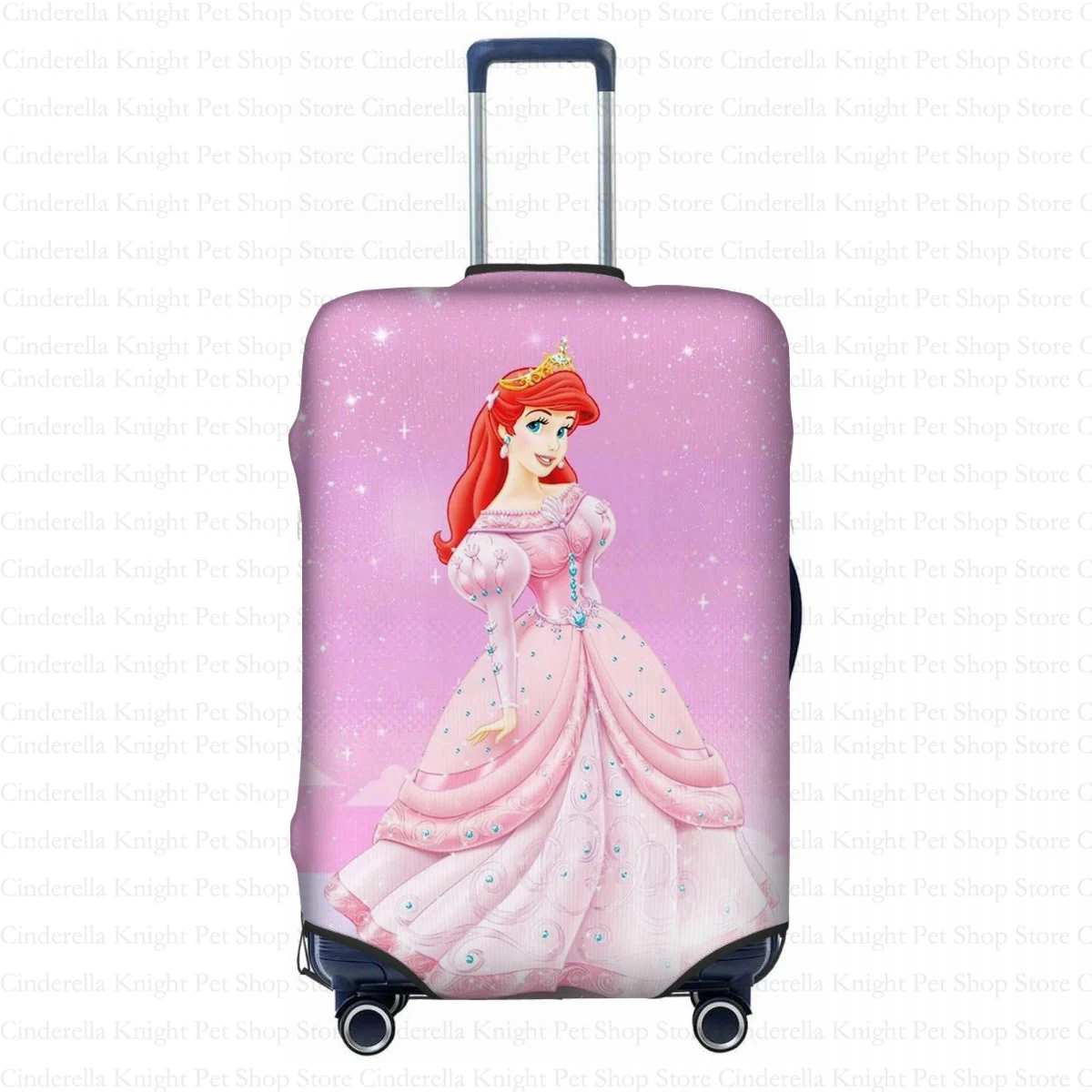 Disney Mermaid Custom Signature Travel Luggage Cover Fits 18 to 32 Inch Travel Accessories World Travel Design Luggage Case