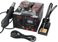 Soldering iron+Hot Air Gun+Power Supply 220V/110V SAIKE 909D Soldering/Hot air gun rework station 3 in 1