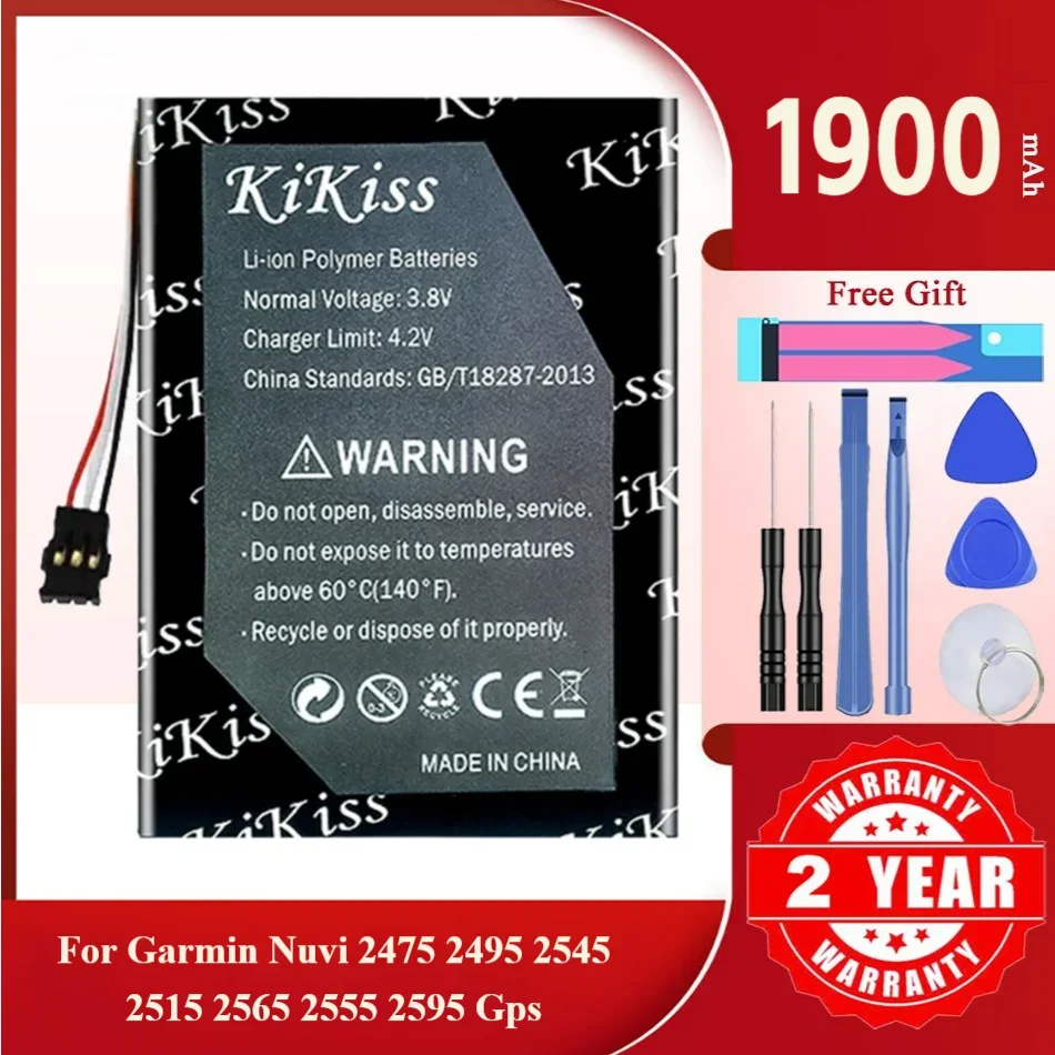 

Аккумулятор nuvi 2475 для Garmin nuvi 2475 2495 2545 2515 2565 2555 2595 GPS