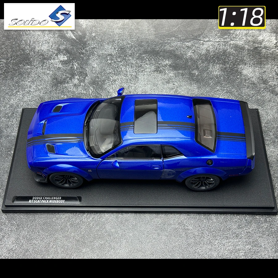 Solido 1:18 DODGE Challenge R/T SCAT DODGE Metal car model static decoration holiday gift collection