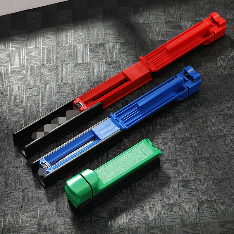 1pc Single Tube Cigarette Filling Roller Maker Manual Cigarette Tobacco Rolling Machine Smoke Injector Smoking Useful Gadgets