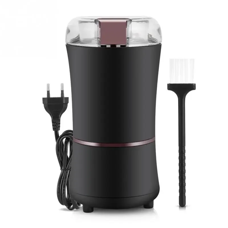 Molinillo de café eléctrico, hoja de acero inoxidable con semillas de nuez y especias, máquina de 400W