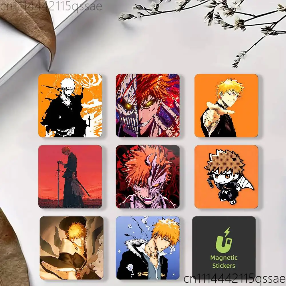 Anime K-Kurosaki Ichigo Refrigerator Magnet Creative Kitchen Home Decoration Soft Magnetic Decor Festival Gifts Multi Scene Use