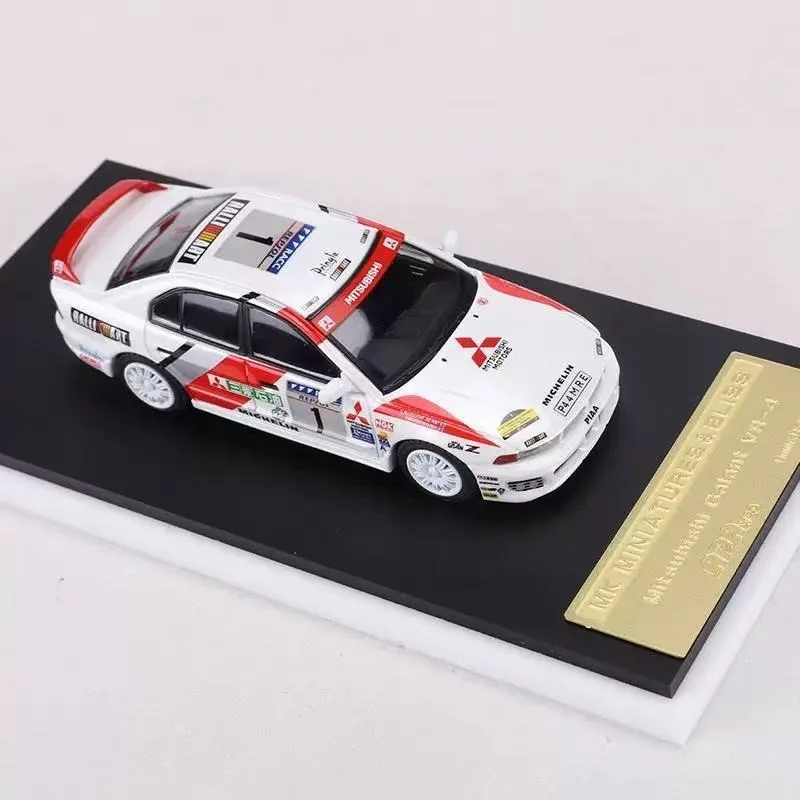 MK M moulé sous pression 1/64 échelle Mitsubishi alliage modèle voitures Mitsubishi Golan voiture de course jouer véhicules jouets pour garçons cadeau boîte d'origine