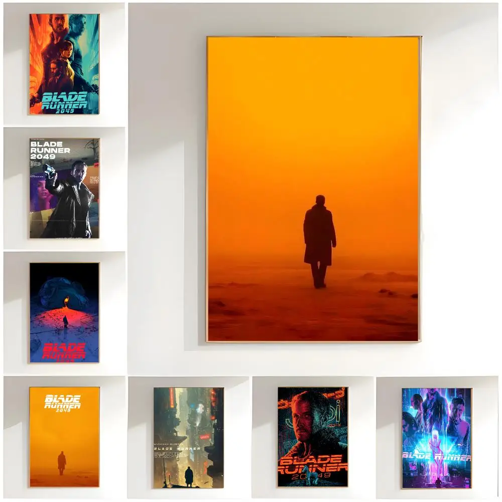 cyberpunk sci fi b-blade runner Poster Classic Wall Art  Home Decor  Peel and Stick Unframed