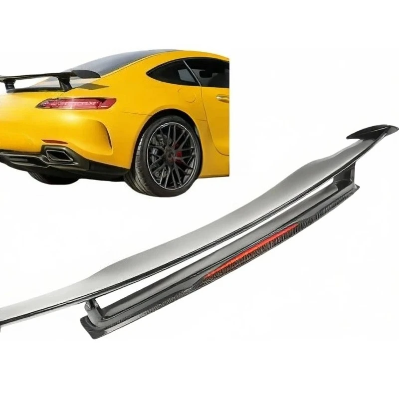 

GTR Style Dry Carbon Fiber Rear Spoiler Wing, W190 Wing for GT GTS