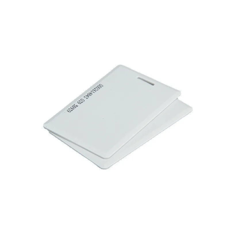 Customized Factory TK4100 Chip Employee Attendance Card ID Access Control Membership Card Thick Card Sensor Cant