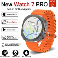 Original Galaxy DT 7 Ultra Smartwatch HD Screen GPS Map Navigation Translator Smartwatch 4GB Large Memory USB System Watch New