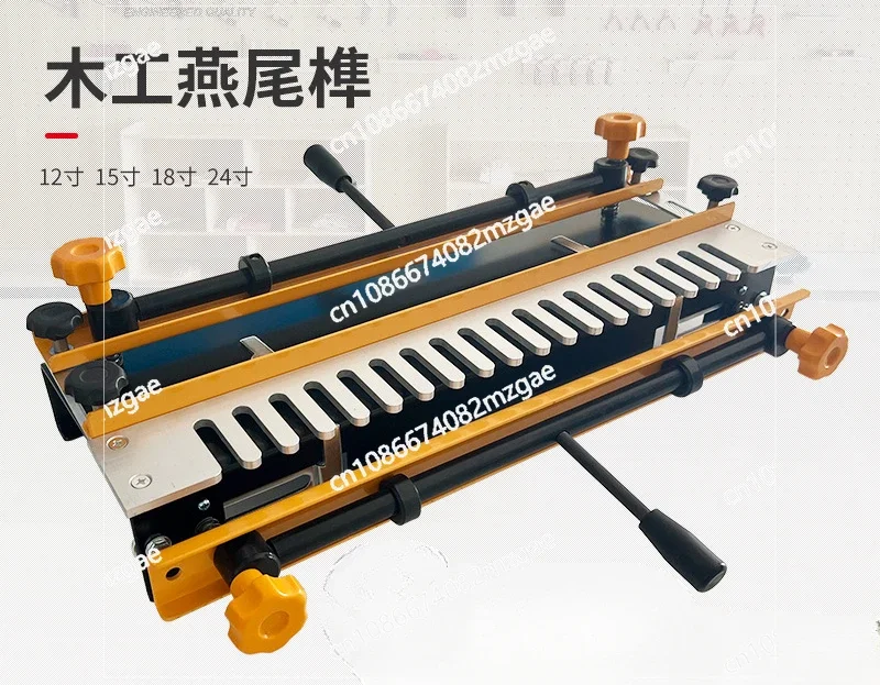 Manual dovetail semi-transparent fully transparent portable 12 inch numerical control mortise and tenon machine