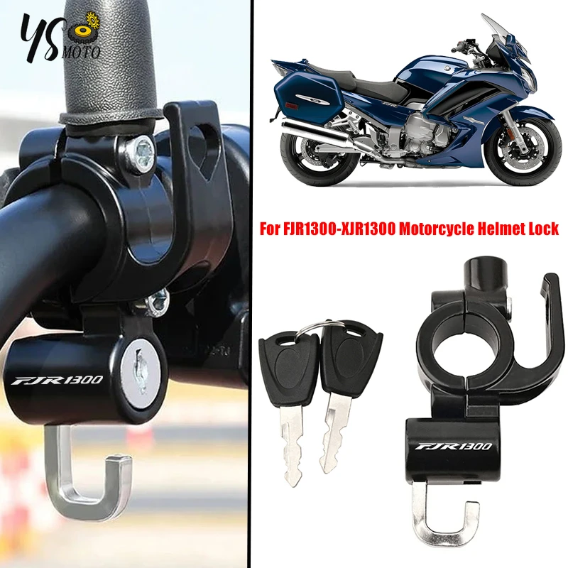 New For YAMAHA FJR1300 FJR 1300 XJ1300 XJR 1300 FJR/XJR 1300 Motorcycle Helmet Pipe Clamp Hook Lock for Moto Anti Theft Fixin