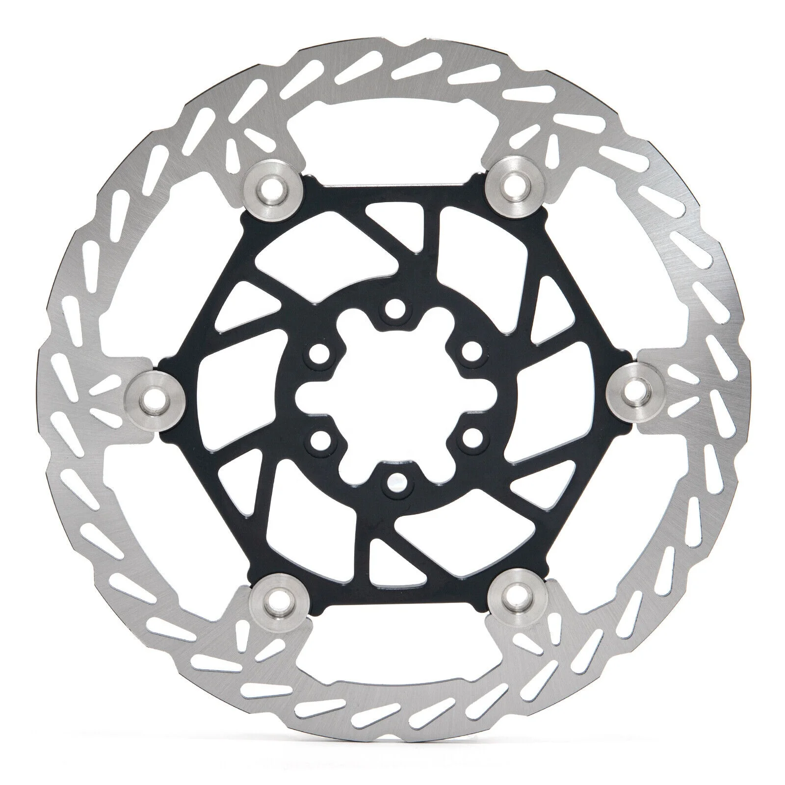 Dirt Ebike Parts Customized Oversize 220mm Rear Floating Brake Disc Rotor for Surron Light Bee Segway X160 X260
