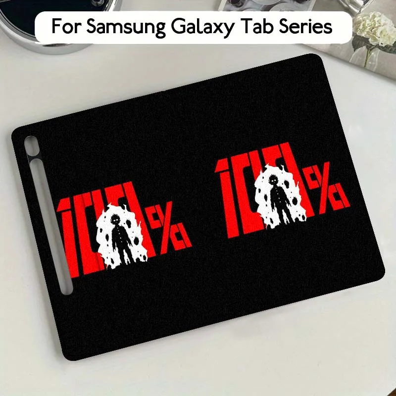 

Mob Psycho 100 Cool For Samsung Galaxy Tab S9 S10 S6 S7 S8 FE Plus Lite Inch Foldable Cover Tablet Case
