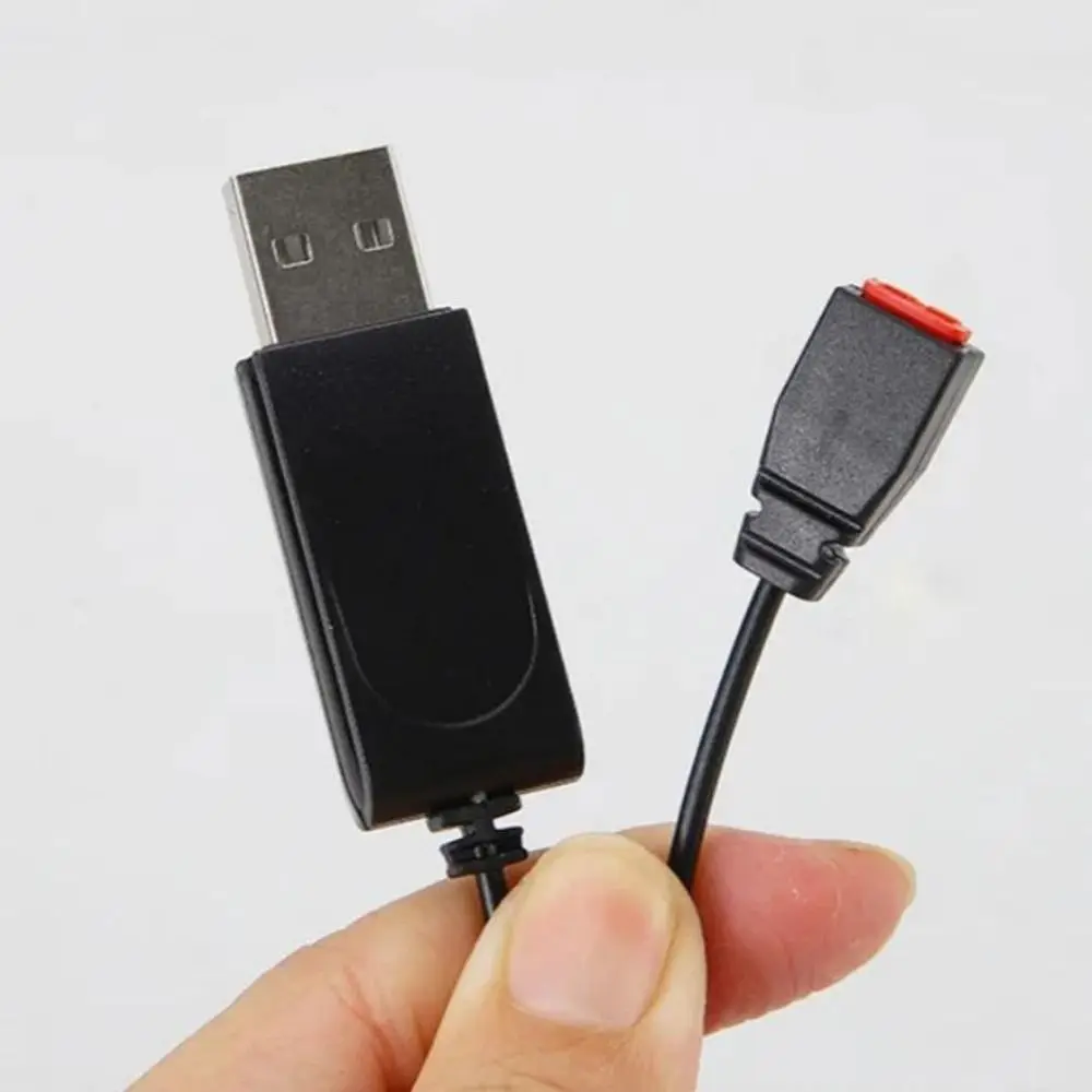 3.7V 1S USB 충전 케이블 검정색 플라스틱 RC 쿼드콥터 충전 케이블 배터리 충전 케이블