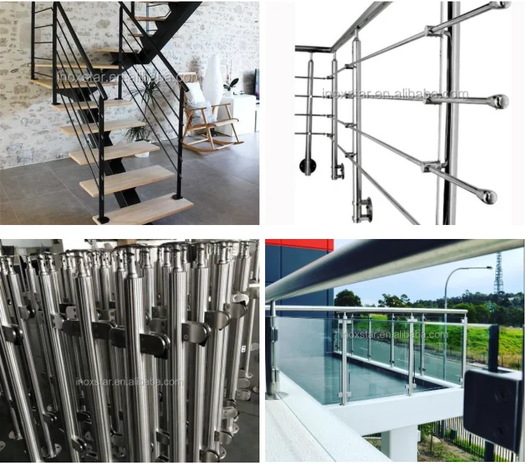 Maatwerk matglazen balustrade decoratief metalen balkon voor in huis