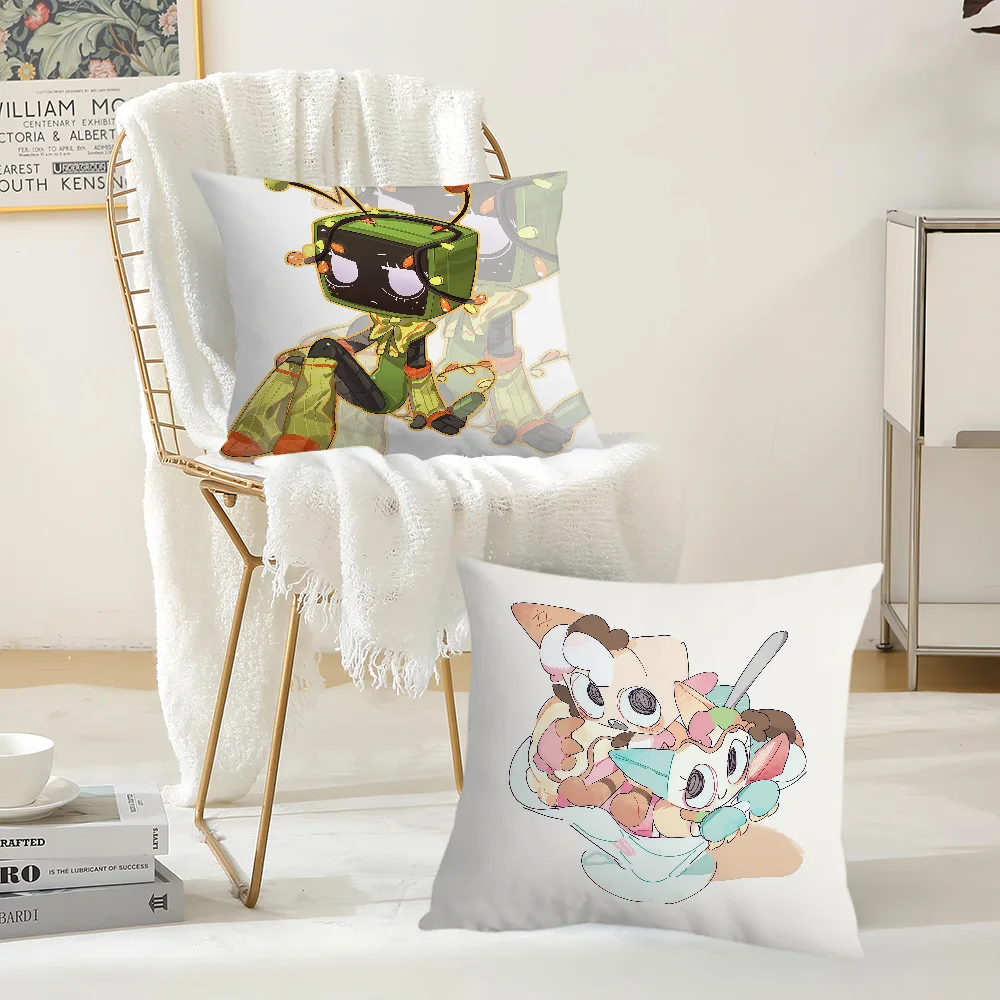 Game D-Dandys W-world Gourdy Pillowcase Suitable For Bedrooms Living Rooms Cars Home Decoration