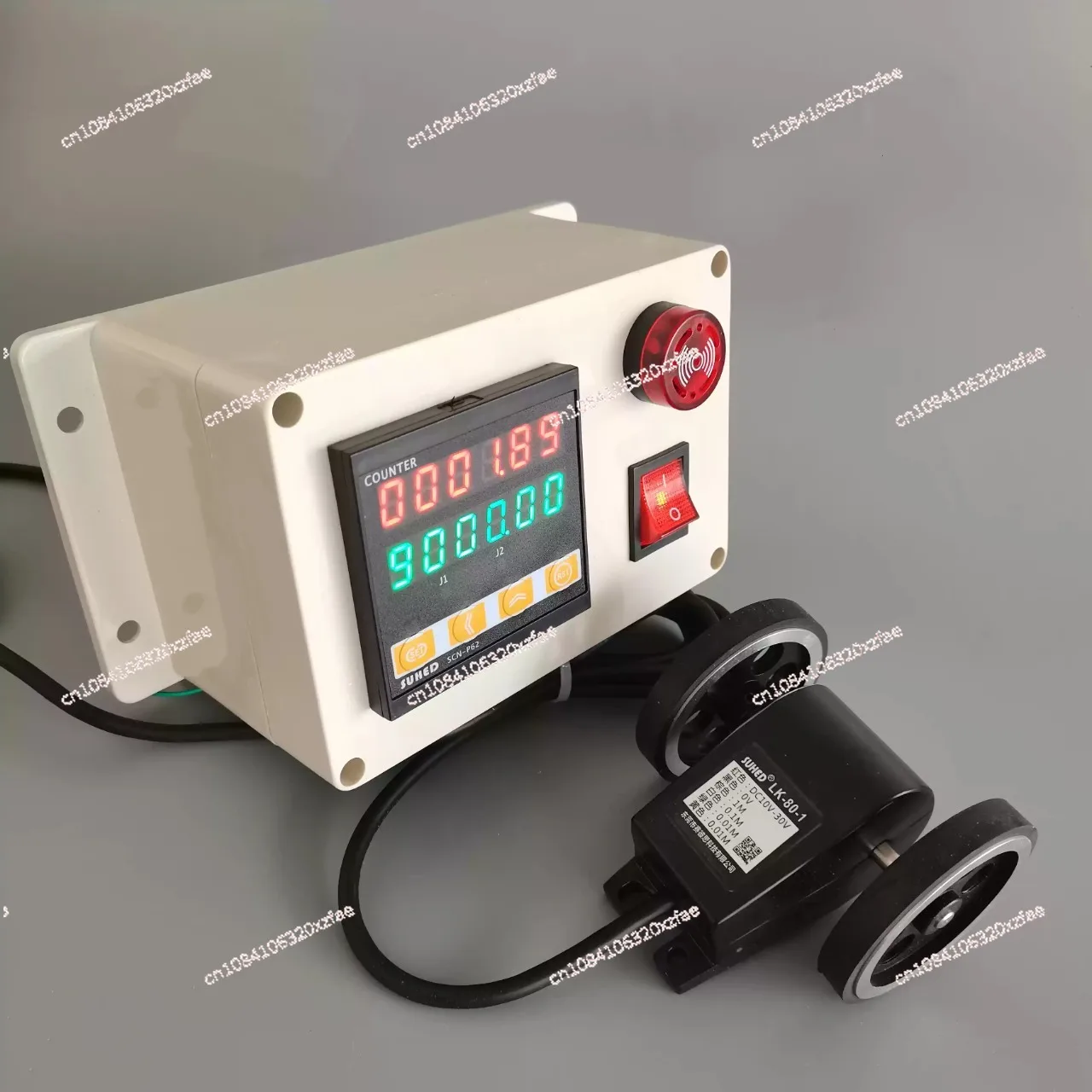 SCN-P62 Electronic Digital Meter Counter Rolling Wheel 220V Length Measurement Test Equipment Automatic Coder