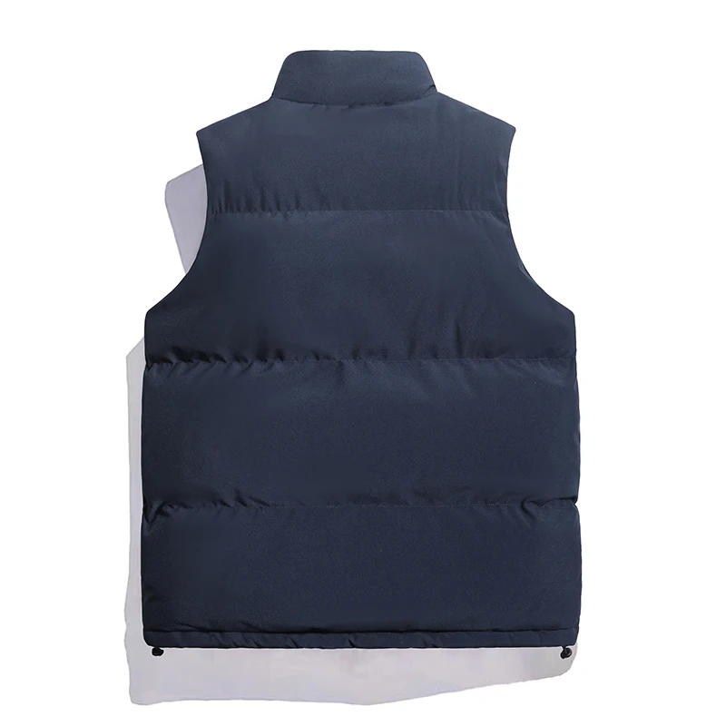 Men\' Sleeveless Vest Running Sports Jackets Winter Male Cotton-Padded Sports Vests Run Coats Men Fitness Warm Waistcoats 5XL