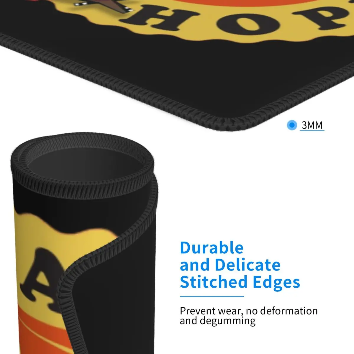 Island Hoppers Magnum PI Mouse Pad Computer Keyboard Mouse Mat Gaming PC Laptop Desk Mat Office Accessories Table Mats