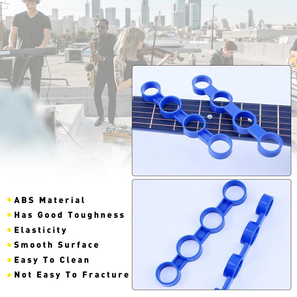 Guitar Finger Expansion Sleeves Musical Instrument Ukulele Accessories Finger Force Piano Span Practice Electric Acoustic Guitar