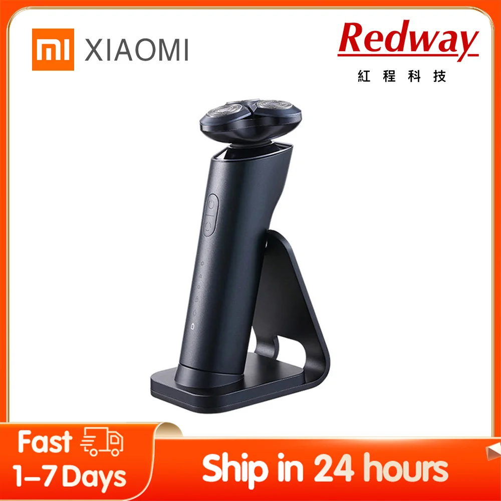 Xiaomi mijia portátil barbeador elétrico s700 inteligente flex navalha barba aparador dos homens 3 cerâmica cabeça cortador de barbear ipx7 à prova