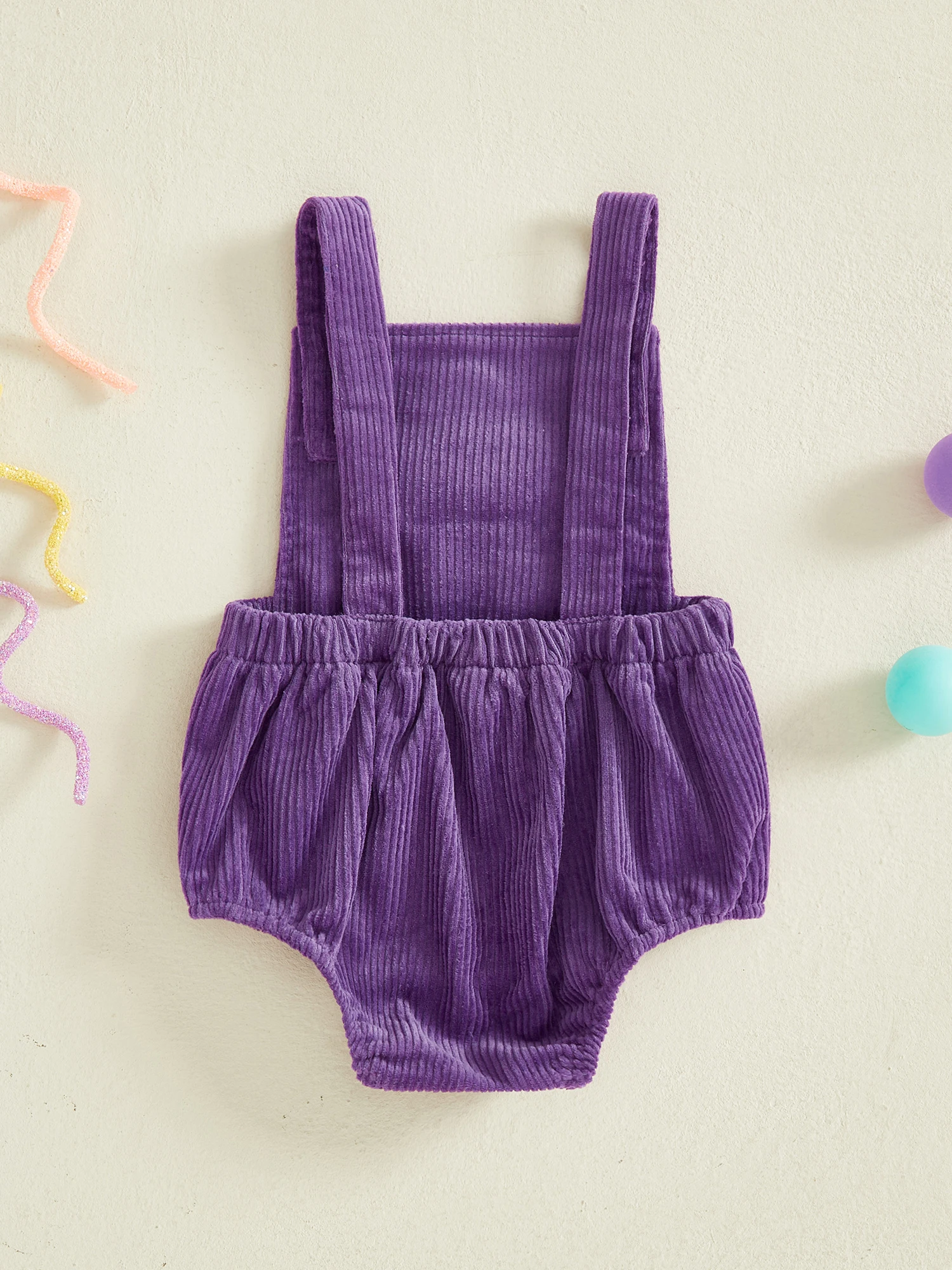 

Карнавальный костюм для младенцев, мешковатая кепка клоуна, комбинезон с монограммой и v-образным вырезом на бретельках для малышей без рукавов