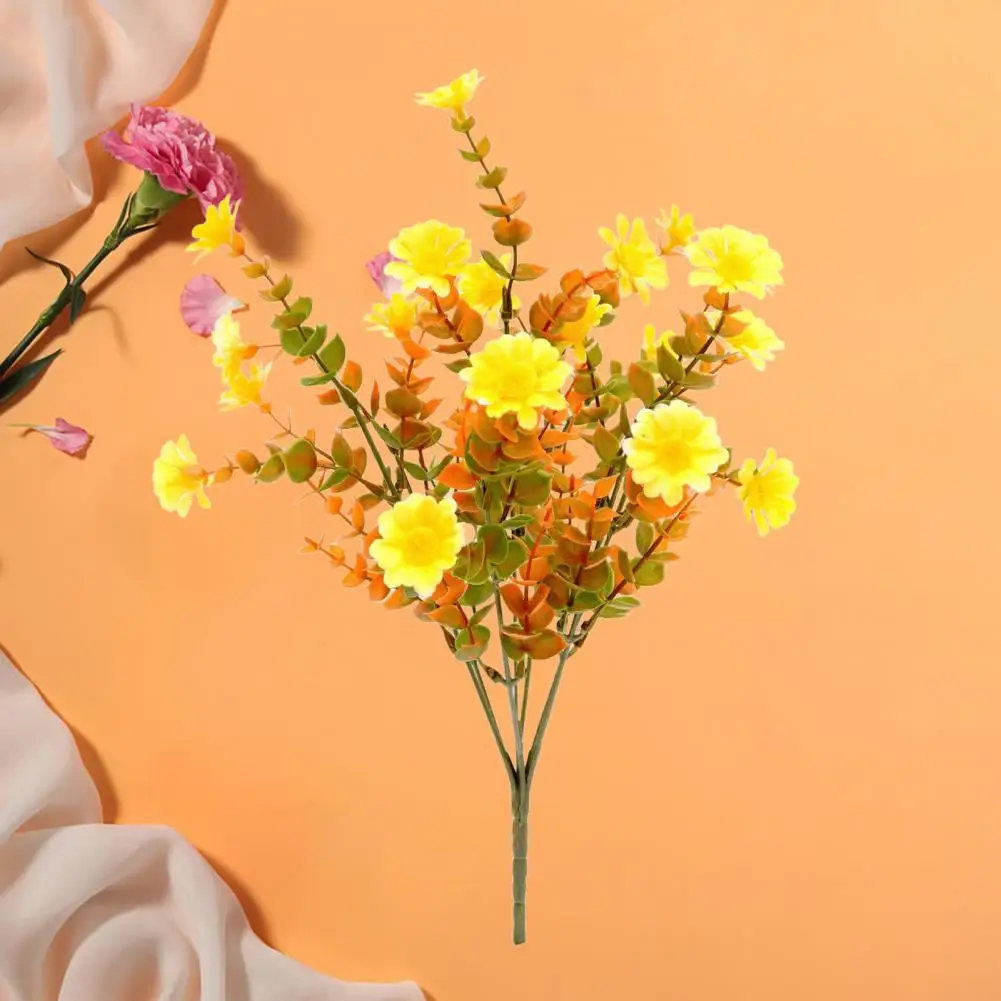 

Autumn Floral Arrangements Elegant Fall Artificial Flower Arrangement with Realistic Eucalyptus Leaves for Halloween Harvest
