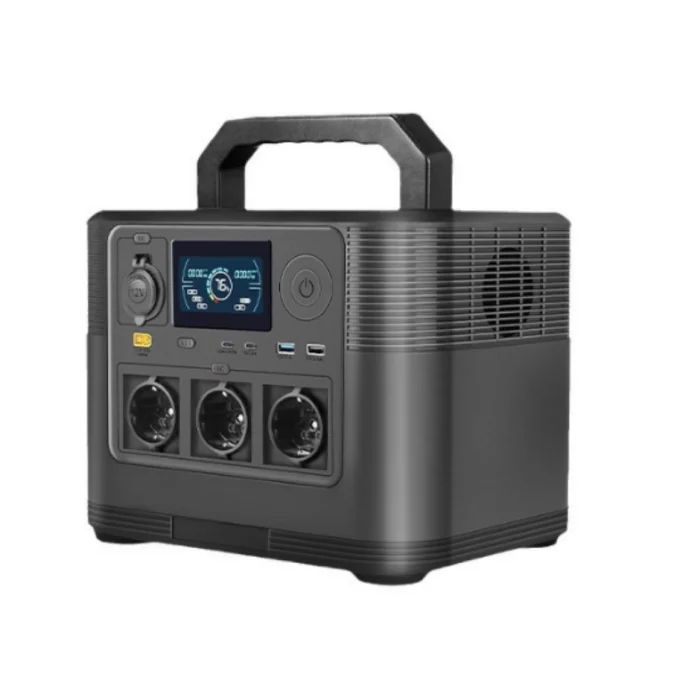 Portable Outdoor Mobile Power Supply Large Capacity Waterproof Fast Charging USB DC LED Display AC Output Plastic