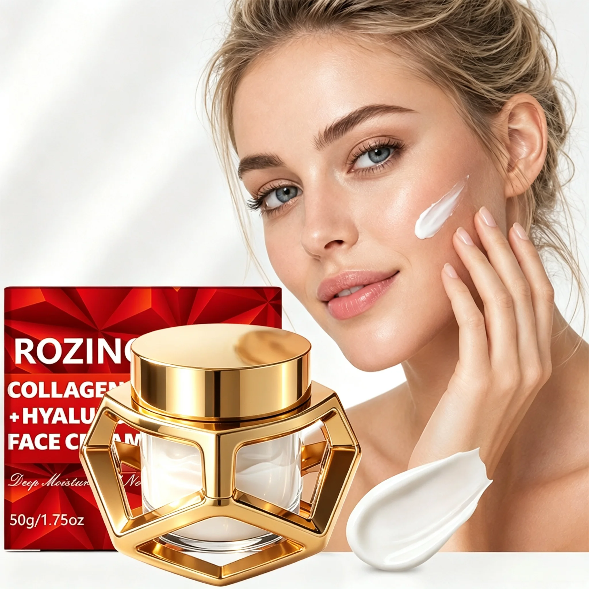 High Luxury Skincare - Rozino Hollow Red Metal Spherical Collagen