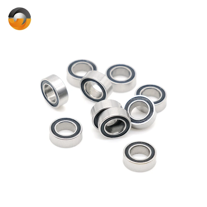 SMR74-2RS Bearing 4x7x2.5 mm ( 10PCS ) ABEC-7 Stainless Steel Ball Bearings Shielded SMR74RS SMR74 2RS