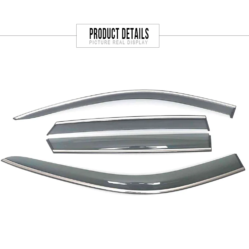 

Vtear Car Windows Rain Visor Cover Decoration Exterior Details Rainproof Shelter Trim Accessories Parts For Chery Exeed RX 2024
