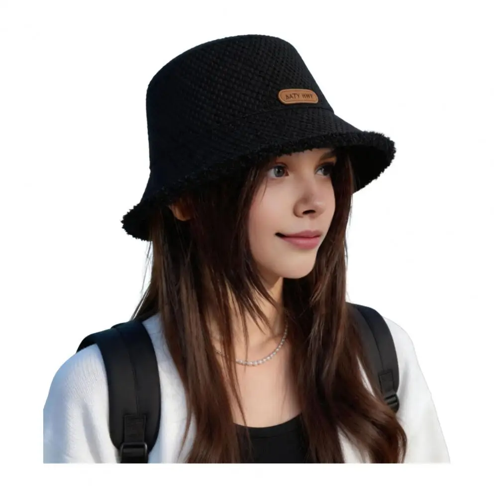 Foldable Fisherman Hat for Summer Style Sun Hat for Spring Autumn Knitted Sun Hat for Women Wide Brim Bucket Breathable Summer