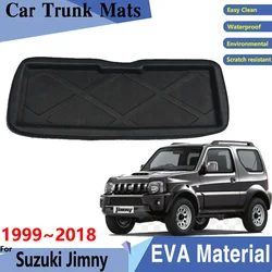 Car Trunk Mat For Suzuki Jimny Wide JB23 JB33 JB43 JB53 1999~2017 Resistant To Dirt Trunk Rear Easy Clean Pads Car Accessories