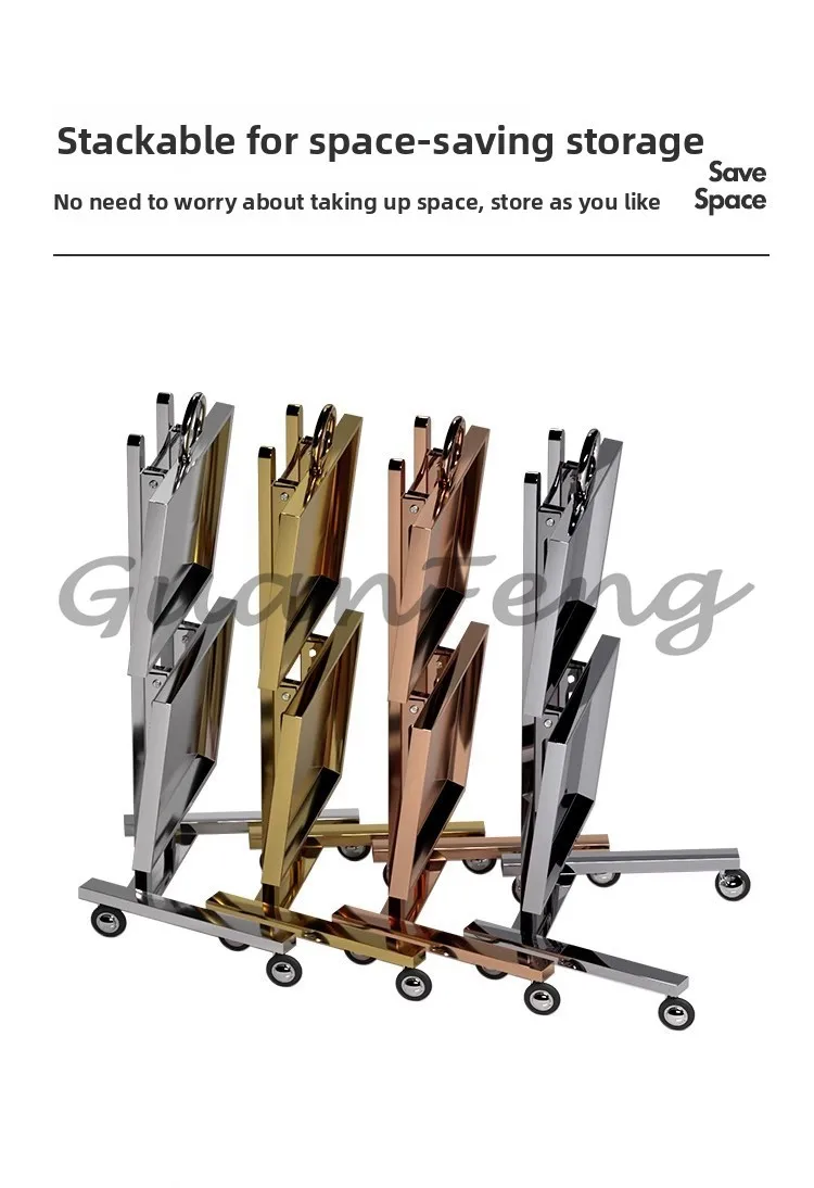 

Stainless Steel Foldable Tool Cart Beauty Salon/Barber Shop Trolley Storage Workbench Supermarket 2-tier Tool Cart