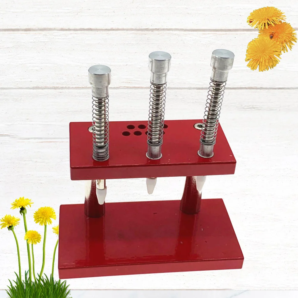 

Watch Needle Loading Machine Red Sturdy Press Tool for Hour Minute Seconds Hands Watches Repair Device Professional Watchmaker