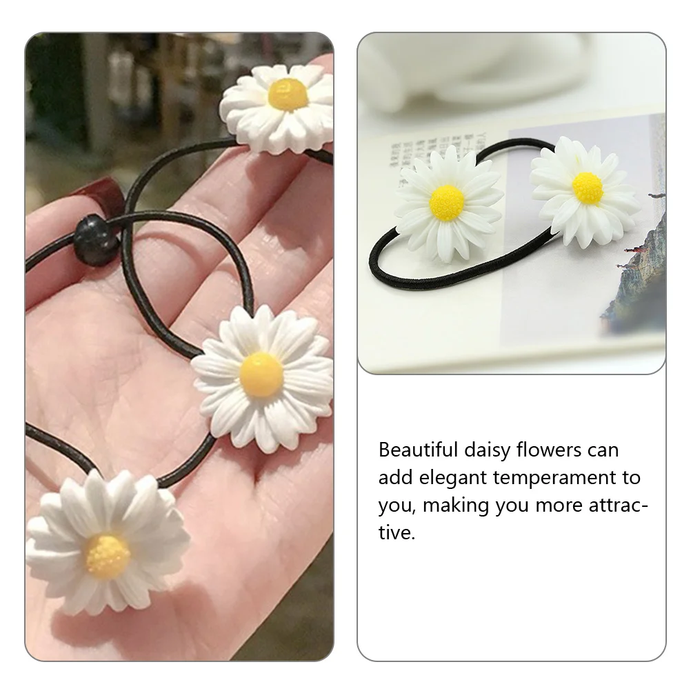 9 Pcs Daisy Hair Accessory Accessories Pin Headband Elastic Rope Apron Vacation Barrettes