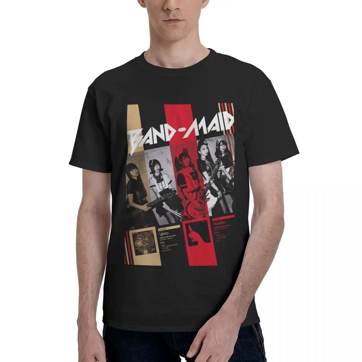 Best Band Maid T Shirt Short Sleeve Pops Mens Women T Shirts Graphic Y2K Clothing