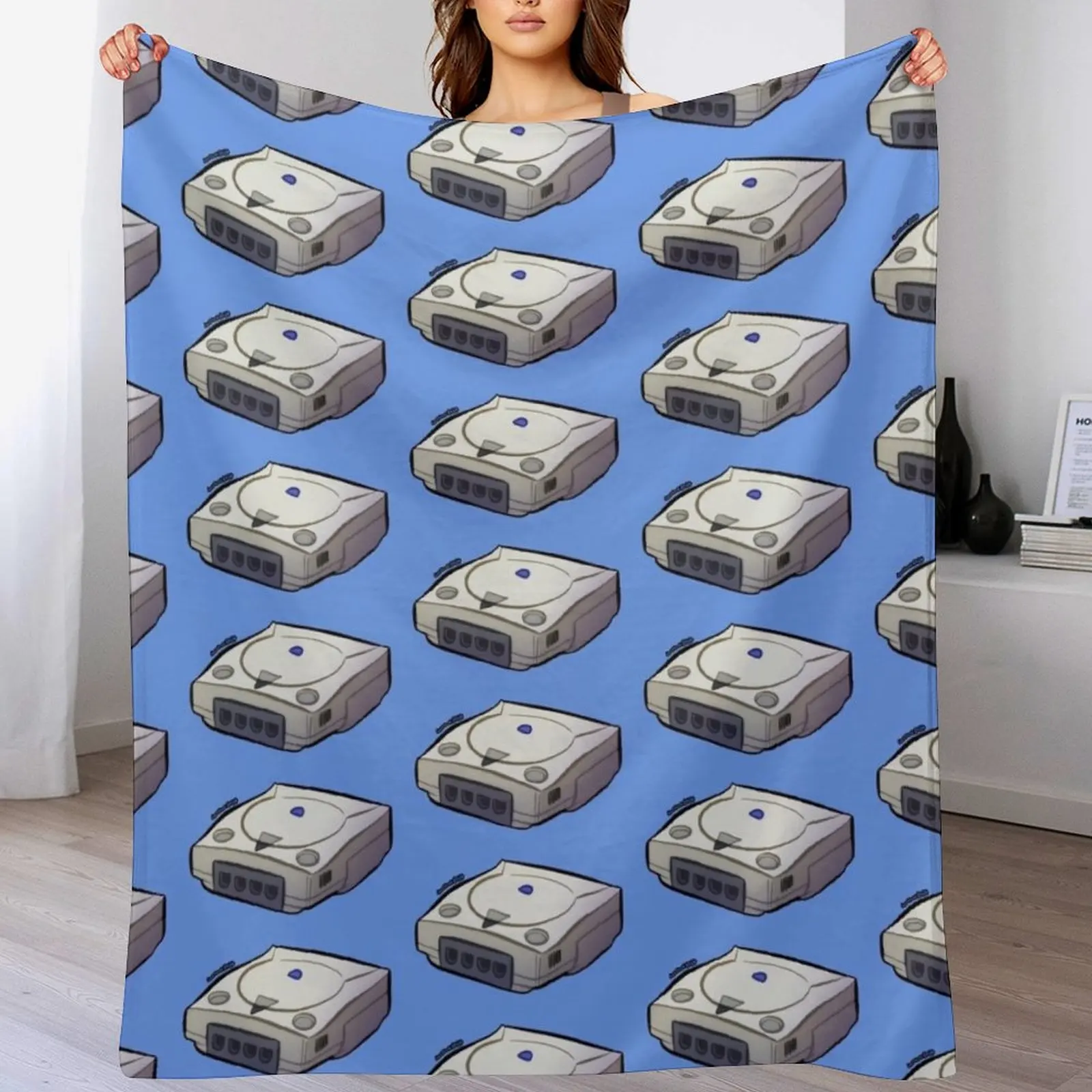 

Dreamcast Throw Blanket Soft Plaid wednesday christmas gifts Plaid Blankets