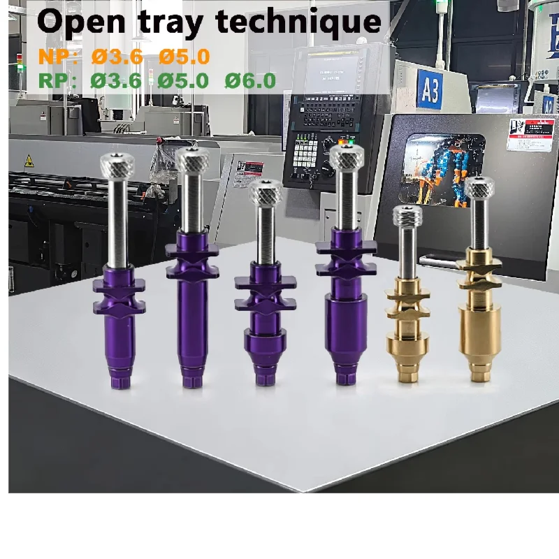 Compatible Nobel Biocare Nobel Open Tray Transfer Coping Pick up Impression Analog Screw Laboratory Prosthetic Components Kit