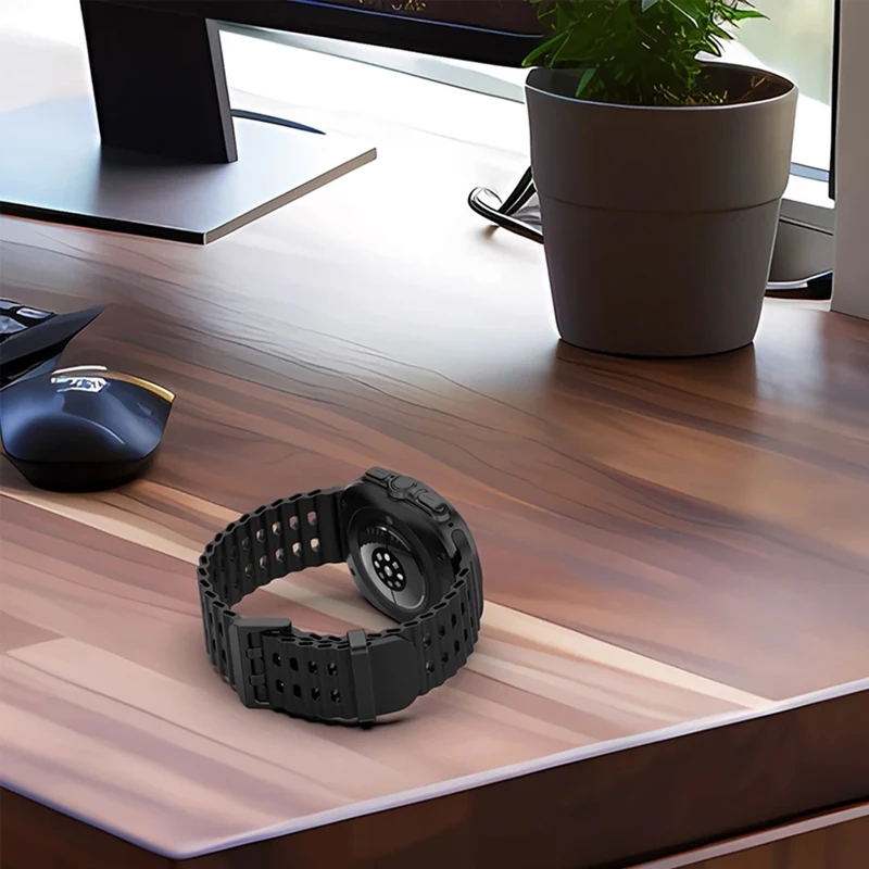 Correa de silicona para Samsung Galaxy Watch 7 Ultra 47mm, pulsera deportiva de repuesto, correa para Galaxy Watch Ultra 47mm, accesorios