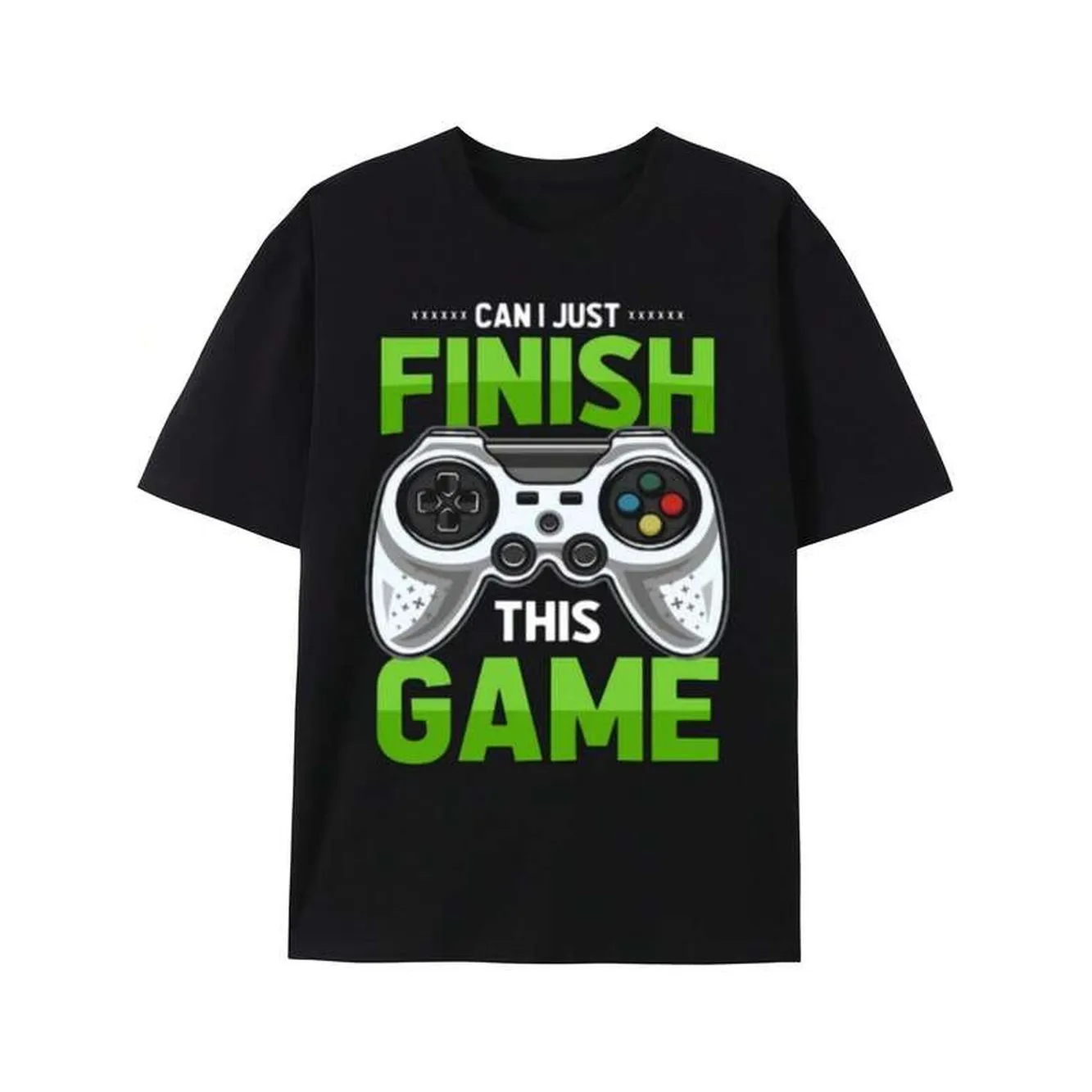 Men' Retro Gaming T-Shirt - Funny Video Game With Suitable For Retro Systems Print, Lightweight Round Neck Tee, Machine Washable Classic Fit Shirt For Casual Wear & Gaming Events, Nostalgic Gift For Gamers