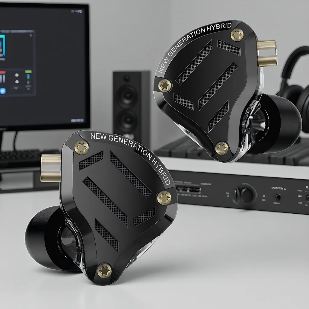 

Наушники KZ ZS10 Pro 2 проводные, Hi-Fi, с 10-битным гибридным драйвером, разъемом 3,5 мм, внутриканальные, для мониторинга, игр, с двумя микрофонами, черные