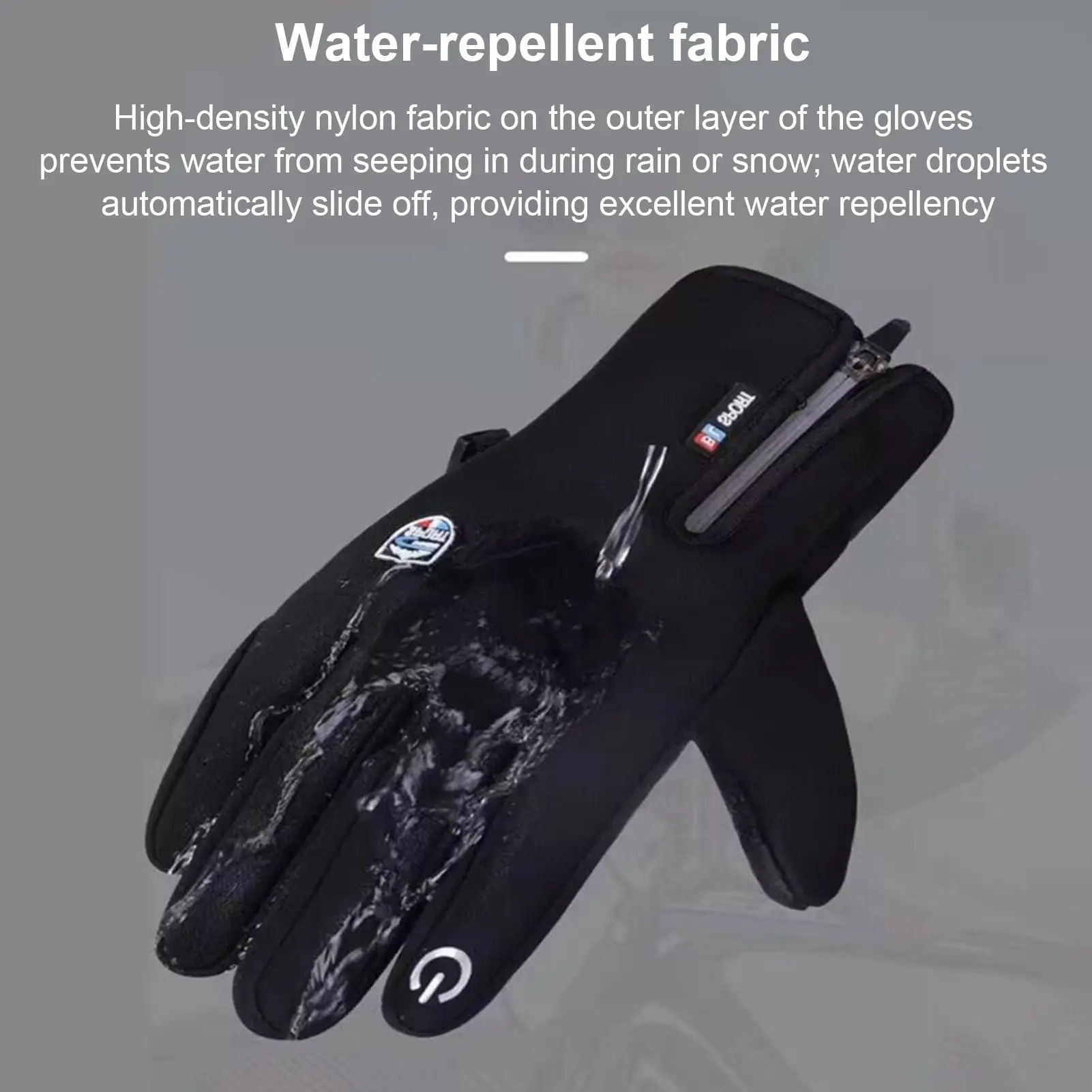 

Gloves For Cold Weather Touch Screen Full Finger Mittens Insulated Work Gloves For Running Dog Walking Hiking Mountaineering