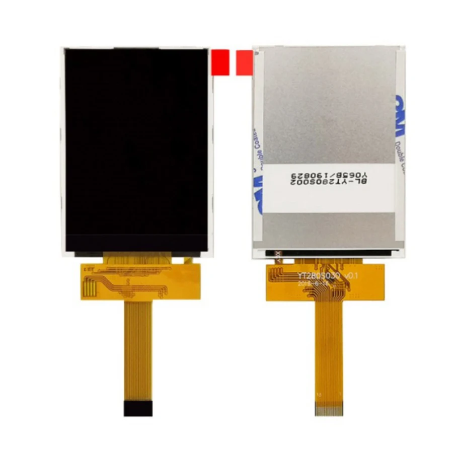 Tela LCD TFT de 2,8 polegadas Tela de porta serial SPI 240 * 320 Driver IO de 4 fios ST7789V 18PIN
