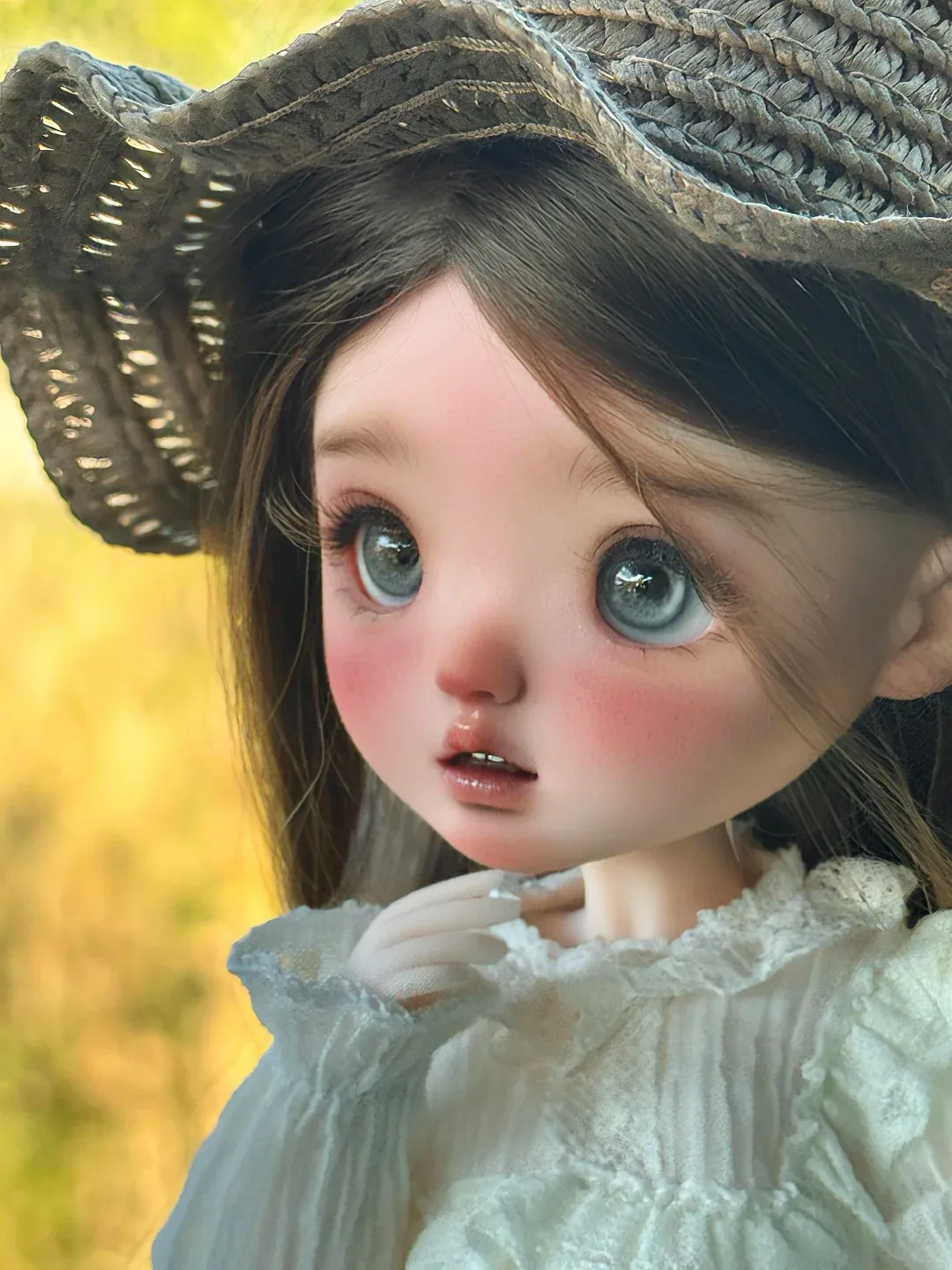 Em estoque 1/6 boneca dianbro bjd dianmei diansister bjd sd boneca cabeça grande material de resina diy brinquedos infantis presente da menina frete grátis